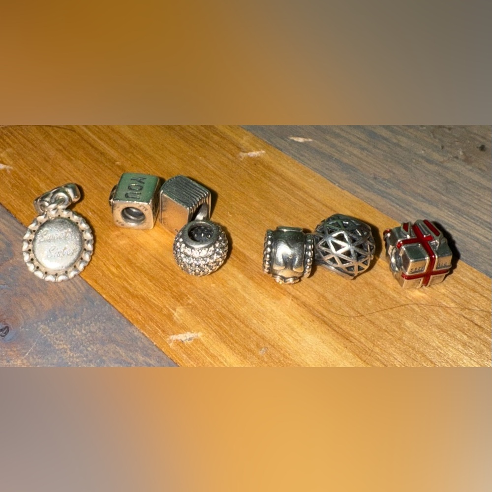 Retired Pandora Charm Lot Authentic and stamped ALE 925